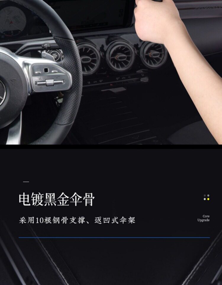 Car Sunshade, Car Window Sunshade Curtain, In-Car Sun Protection and Heat Insulation Sunshade, Front Windshield Car Sunshade Cover