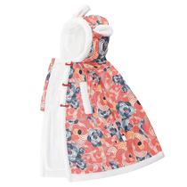 Baby cape cloak baby autumn and winter going out shawl windproof quilt childrens velvet New Years national style warm coat