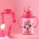 Disney Children Water Cup Straw Cup Mẫu giáo Em bé Cup Cách nhiệt chống rơi Trường tiểu học Ấm siêu tốc Cartoon - Tách