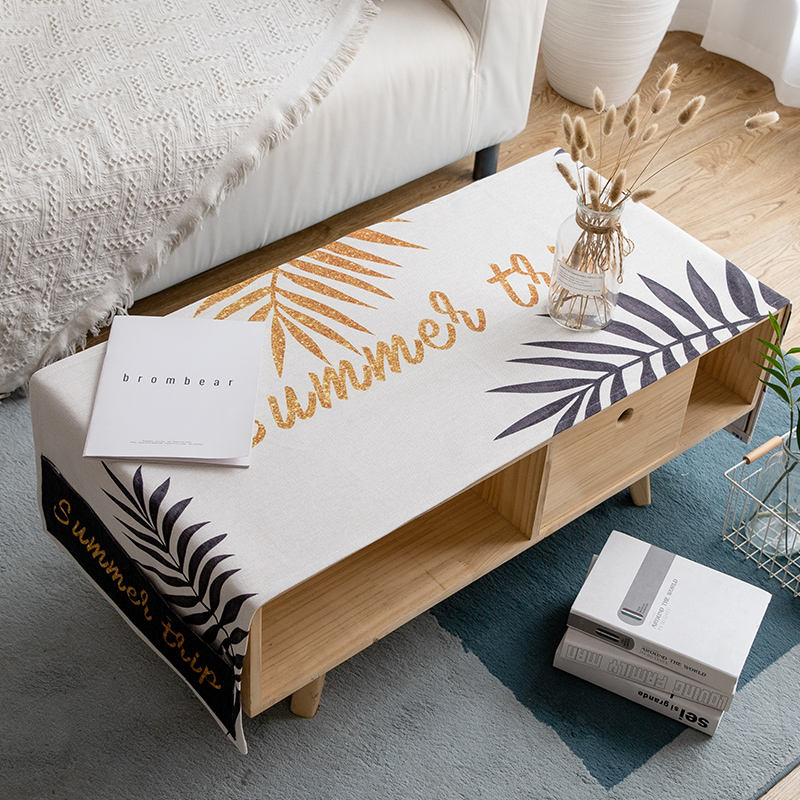 Nordic Waterproof Long Table Cloth Tea Table Mat Table Cloth Red Wood Table Cloth Fields Garden Side Cabinet Geb Desk Small Size Tableclob