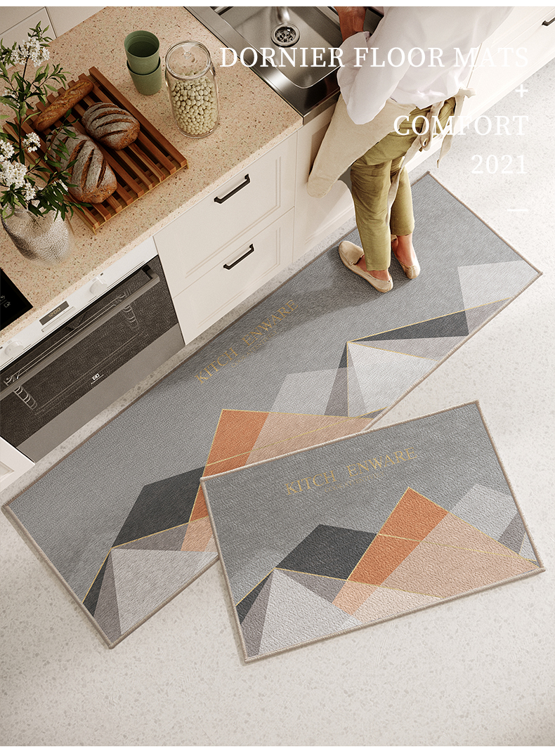 厨房专用防滑防油地垫防油污长条地面地毯吸水吸油耐脏地板踩脚垫详情12