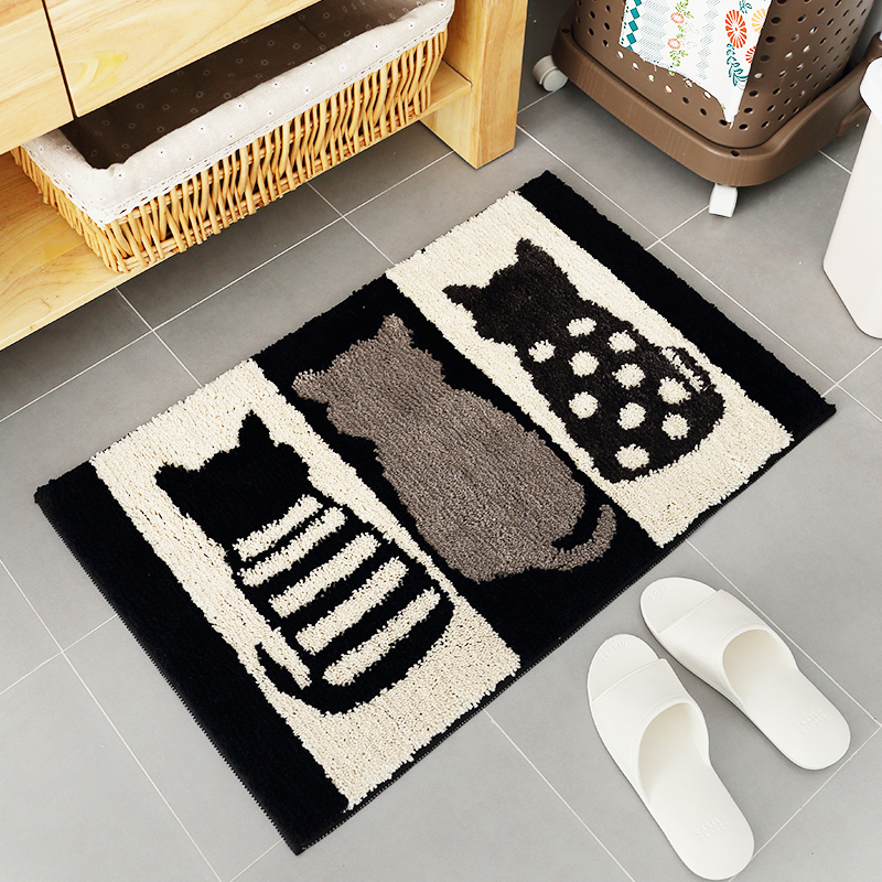 Nordic ins Carpet Makeup room doormat Absorbent Kitchen Ground Mat Bathroom Slip Mat in door cushions Home