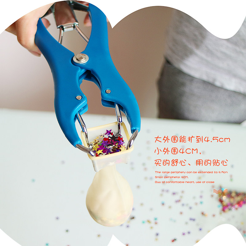 Pino Brand Balloon Tool Transparent Popo Balloon Sequin Filling Pliers Crumb paper scraps Candy Flower Augers