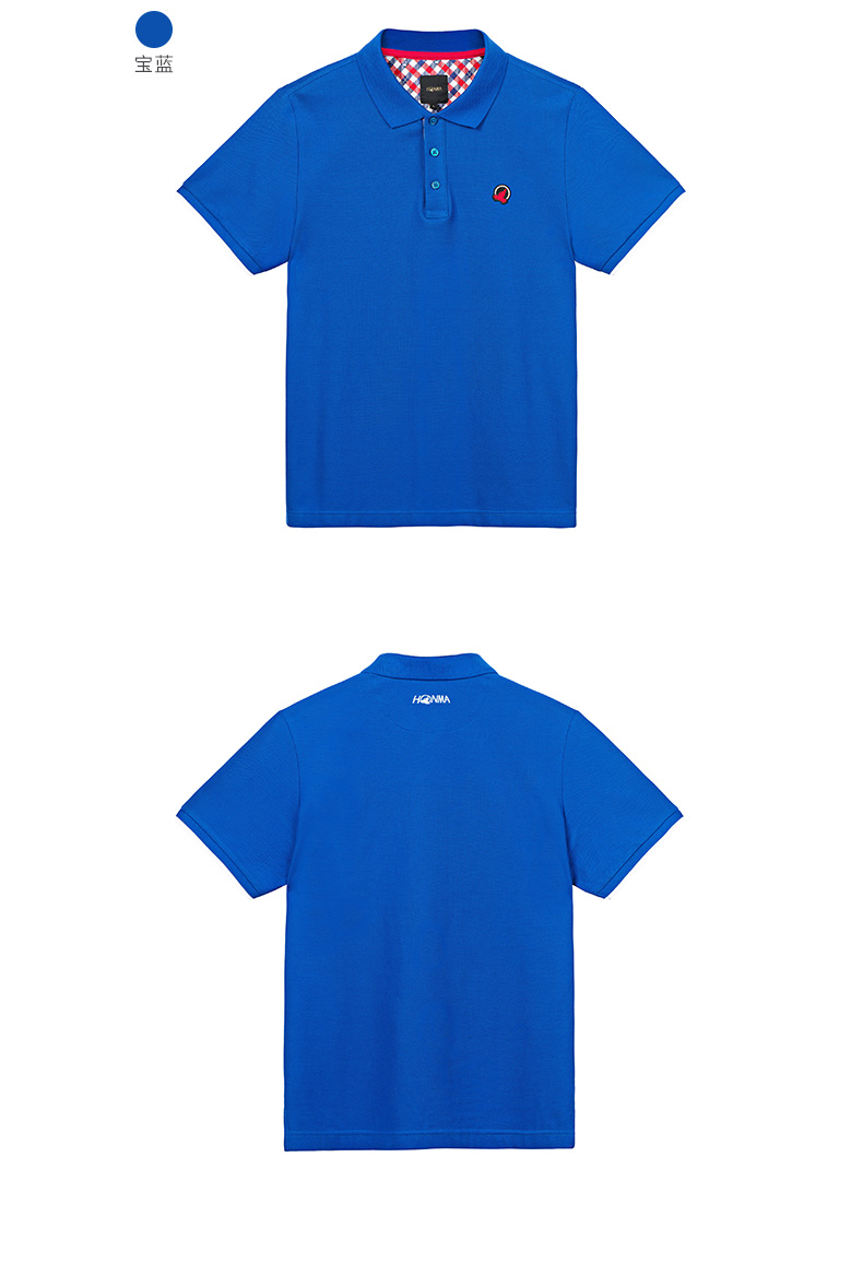 HONMA Golf Quần Áo Nam Ngắn Tay Áo Giản Dị T-Shirt Quần Áo Jersey Bóng Phù Hợp Với Cotton Polo Mùa Hè của Nam Giới Mặc 	bộ đánh golf trong nhà	