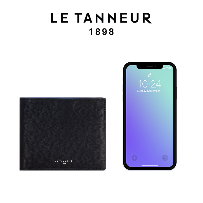 LE TANNEUR LE TANNER MENS NGẮN VÍ PHÁP CLASSIC BÊ ví da TAY3500