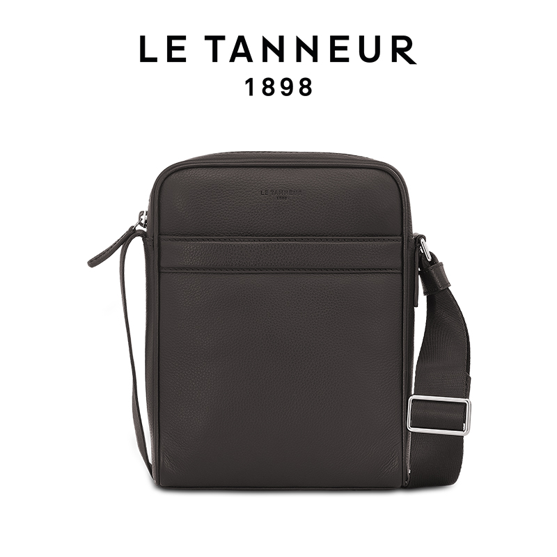 Letanner LE TANNEUR cổ điển da bò Medium Shoulder Bag Slash Pháp Nhỏ Đám đông nam Gói TCHA2210