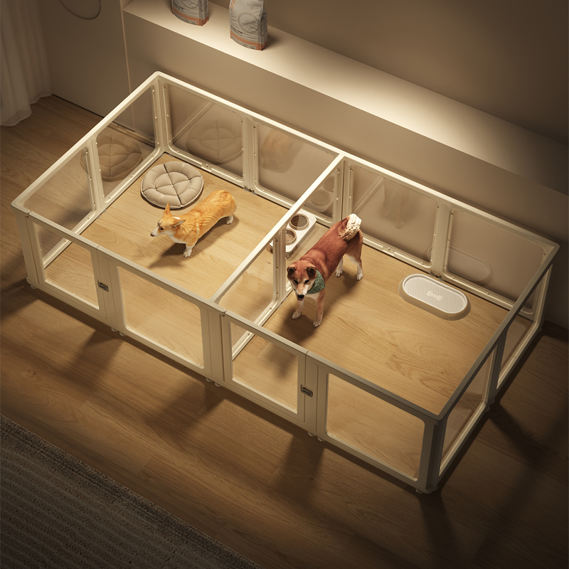 透明犬用フェンス アクリル製犬小屋フェンス 屋内隔離 ヨークシャー 小型犬用ケージ 家庭用犬用ケージ