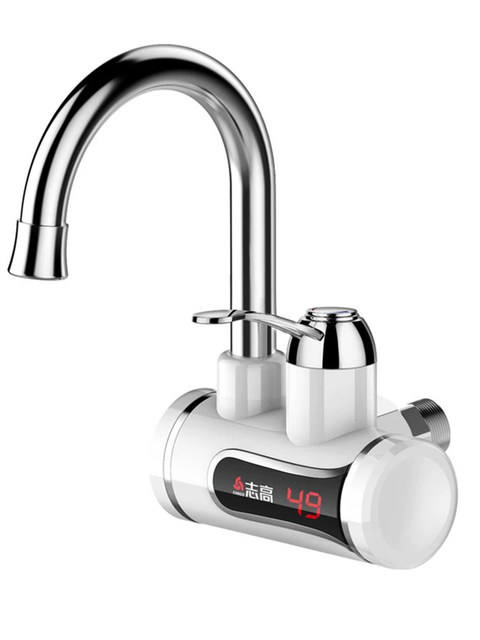 Chigo Electric Hot Water Faucet Side Water Inlet Fast Instant Kitchen Treasure Bathroom Tap Water Over-Water Heater