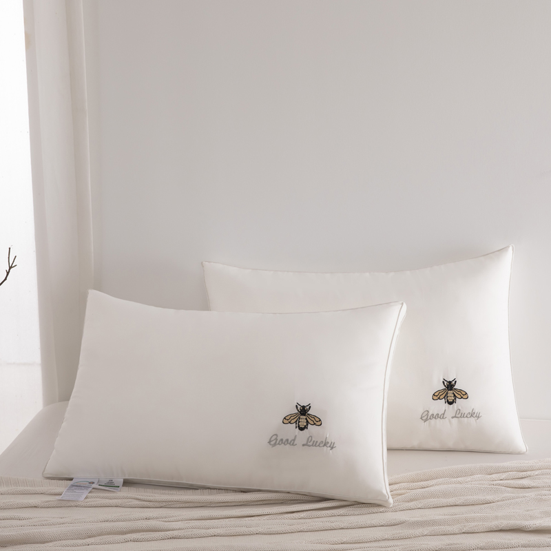 Cotton soy fiber pillow adult pillow core home a pair of five-star hotel single cervical spine to help sleep