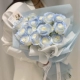 Синий 21 сломанный ледяной синие розы