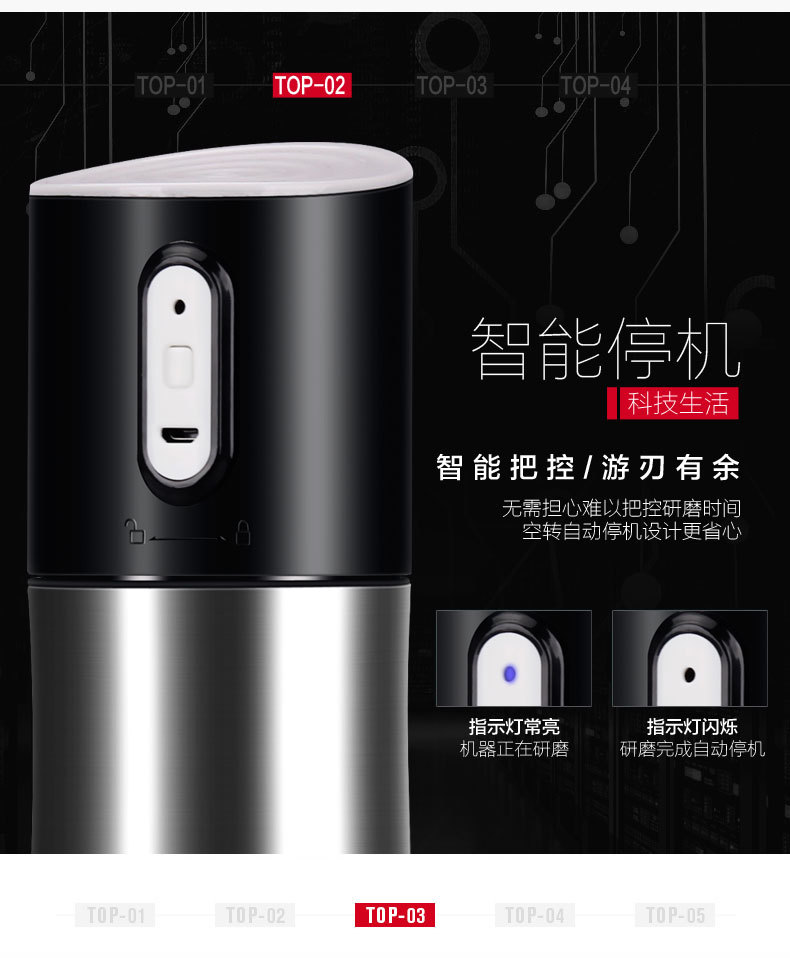 Thiết bị nhỏ, máy pha cà phê cầm tay, cốc xay, máy xay, máy pha cà phê tự động có thể sạc lại - Máy pha cà phê máy pha cafe gaggia