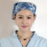 Японский стиль головокружительного платка женский ресторан официант Шляпа шеф -повар, нефтяная сигарета, магазин суши с сигарет Baotou Hat