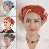 Японский стиль головокружительного платка женский ресторан официант Шляпа шеф -повар, нефтяная сигарета, магазин суши с сигарет Baotou Hat