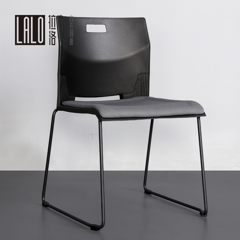 Lalo stackable training chair conference chair office chair armless backrest seat modern minimalist computer chair