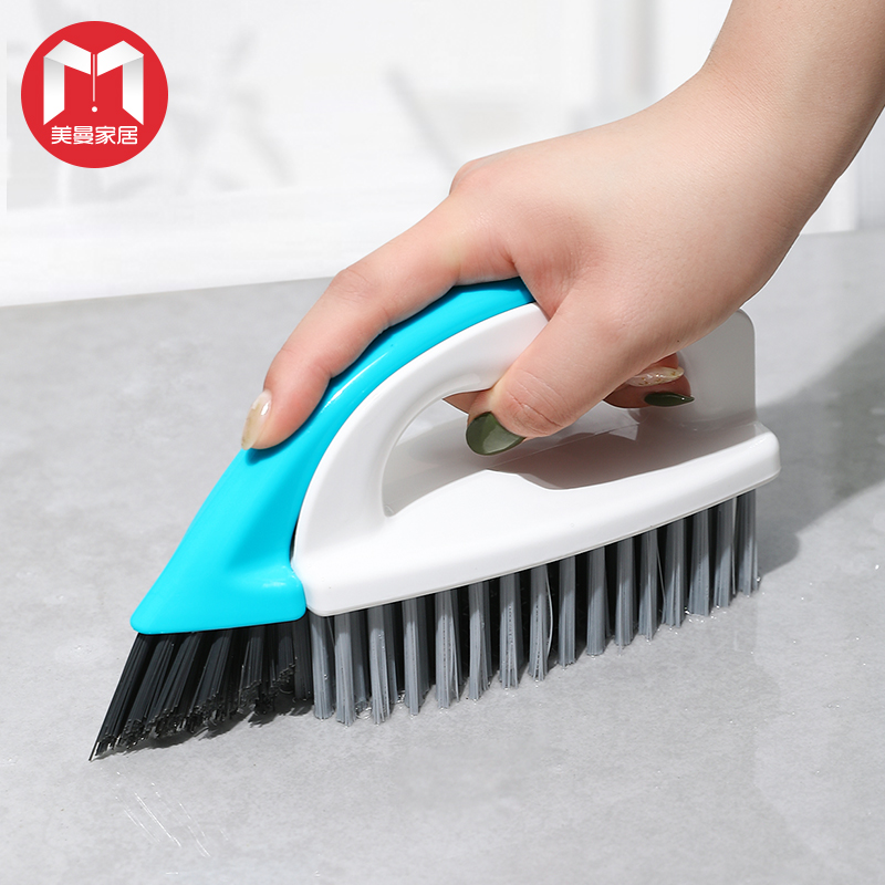 Japan LEC detachable cleaning brush household powder room bathroom tile floor tile gap cleaning shoe brush