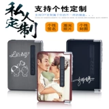 Ультратонкий портативный портсигар, креативная зажигалка с usb-зарядкой, коробка