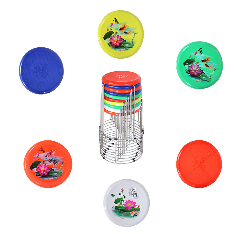 Thickened eight-hole plastic stool surface round bench surface chair stool accessories sitting surface glass fiber surface reinforced stool buckle panel