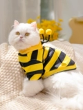 Лето тонкая пчелиная одежда, кошачий свитер, пчела, кошка, кошка, собачьи домашние принадлежности, нейронные кошки