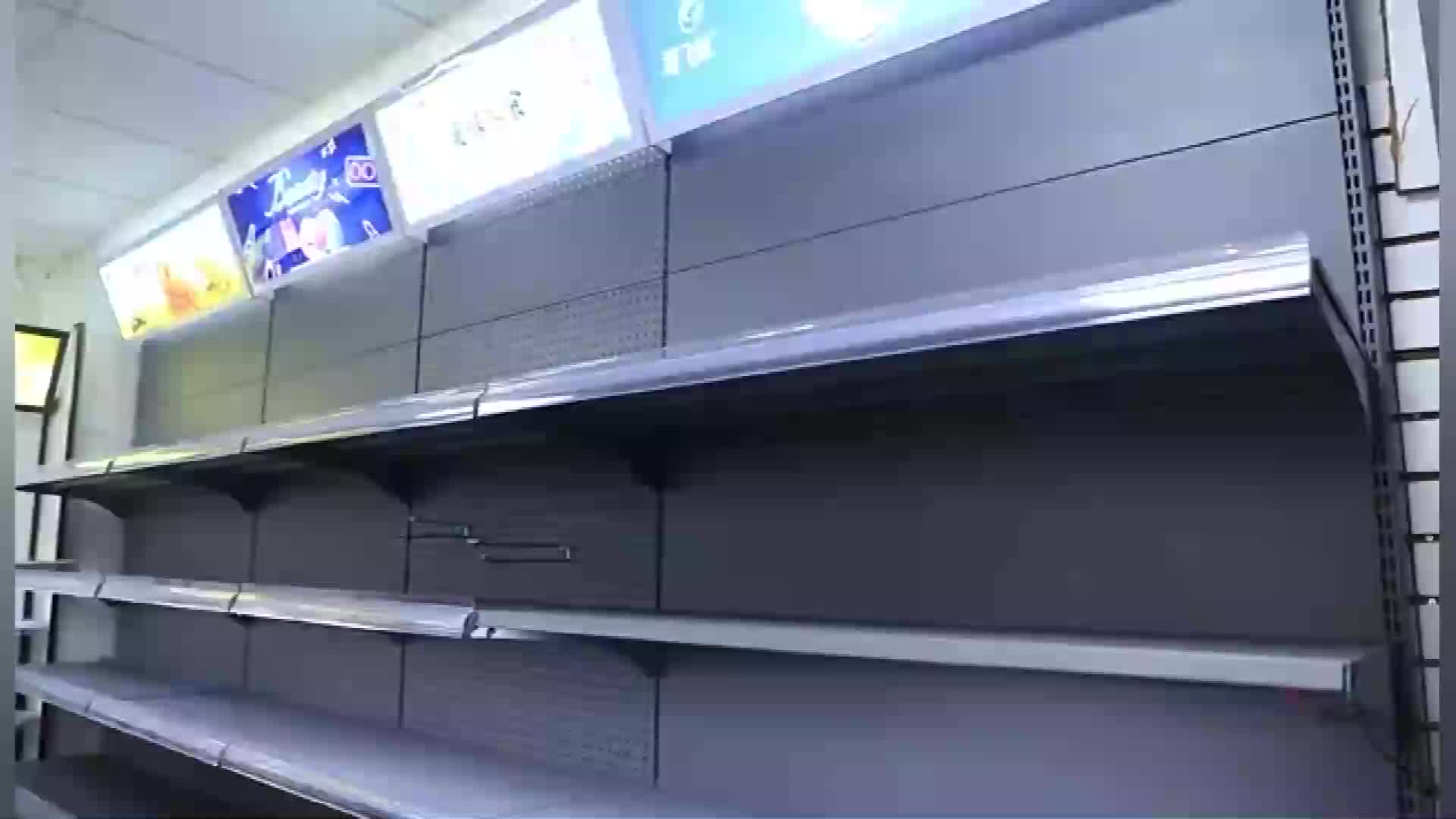 Retailer Store Shelves Supermarket Checkout Counter Gandola Shelves