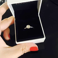 Pandora, прозрачное кольцо, 4 мес.