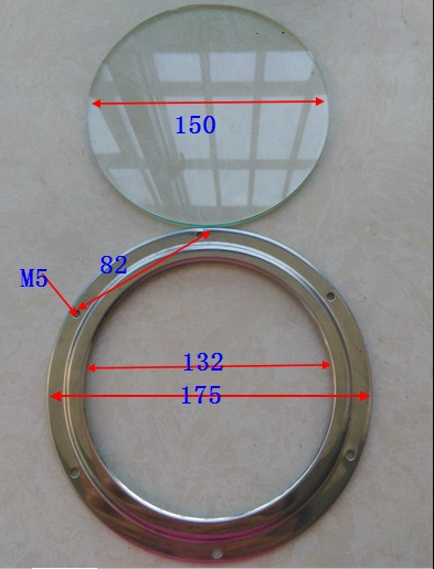 Old Fashioned Drying Cabinet Observation Window Diameter 150mm180mm Oven Perspective Window Heat Cycle Roaster Accessories