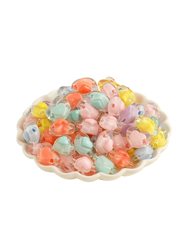 Прозрачный кремовый чехол для телефона с бусинами, набор материалов ручной работы, барсетка, аксессуар для волос с аксессуарами, «сделай сам»