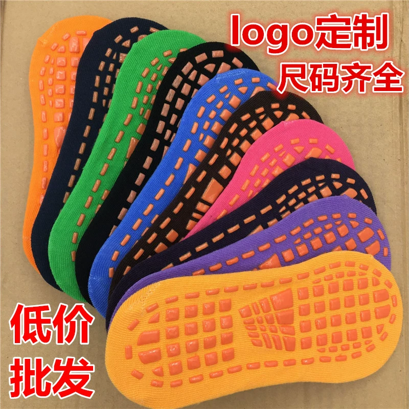 Mùa hè mỏng người lớn vớ vớ trong nhà silicone trượt trung tâm giáo dục sớm vớ nam và nữ yoga vớ trampoline - Vớ mắt cá chân