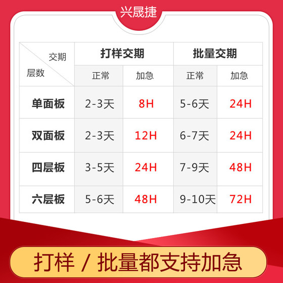 PCB 회로 기판 교정 단면 및 양면 회로 기판 24시간 신속한 PCB 대량 생산 사용자 정의 심천 공장