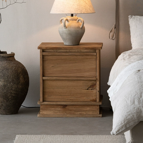 Runjia Home Mabrish Retro с твердым деревом прикроватной столовой