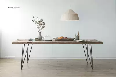 Runjia home old door panel custom old door panel retro shooting props console old fir iron foot table table table