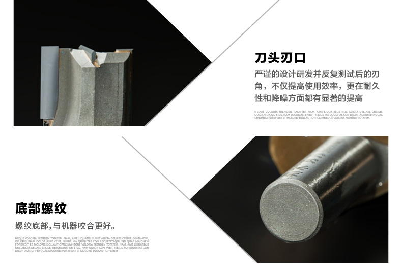 Chuanmu Lưỡi dao Máy khoan thẳng Máy cắt đáy rõ ràng Dao chế biến gỗ Công cụ cắt chuyên nghiệp Dao phay 0113 - Dụng cụ cắt