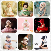 Childrens photography clothing Korean girl childrens photography clothing 2020 new personality creative baby 100 days old