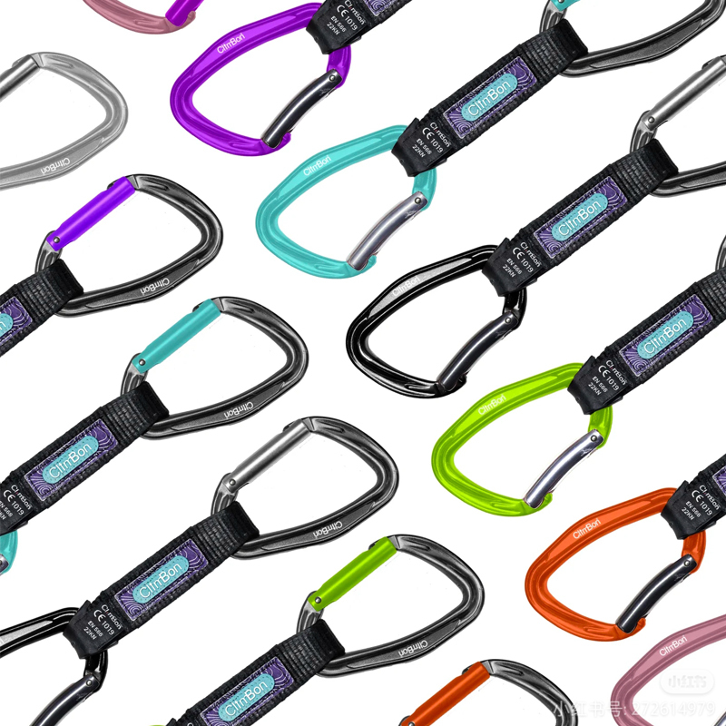 Uiaa Certified Climbon Quickdraw, Dyneema Wide and Narrow Strap, Pioneer Rock Climbing Lanyard, Tube Door, Ce Certified Promotional Model