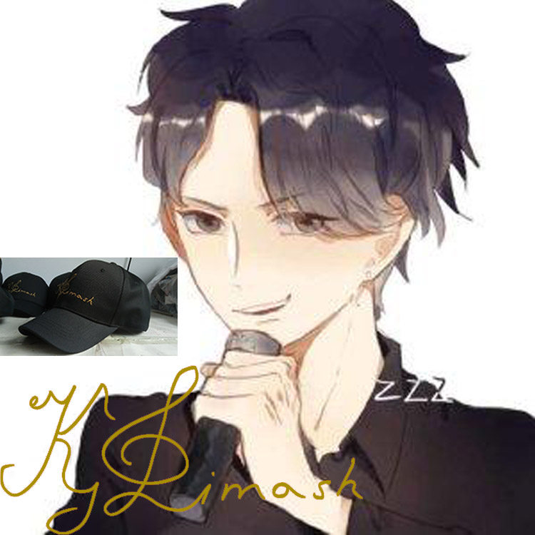 Dimash Dears fisherman hat personality signature luminous embroidery logo personality trend baseball cap