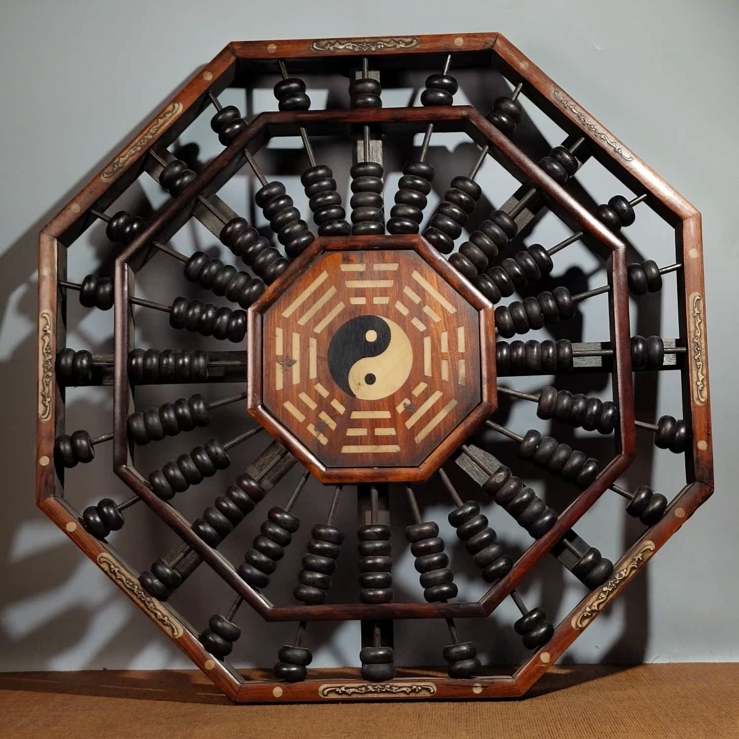 Ancient Play Miscellaneous Collection Wooden Ware Collection Treasured Flowers Pear Wood Gossip Anise Abacus Fine And Finely Calculated Home Swing