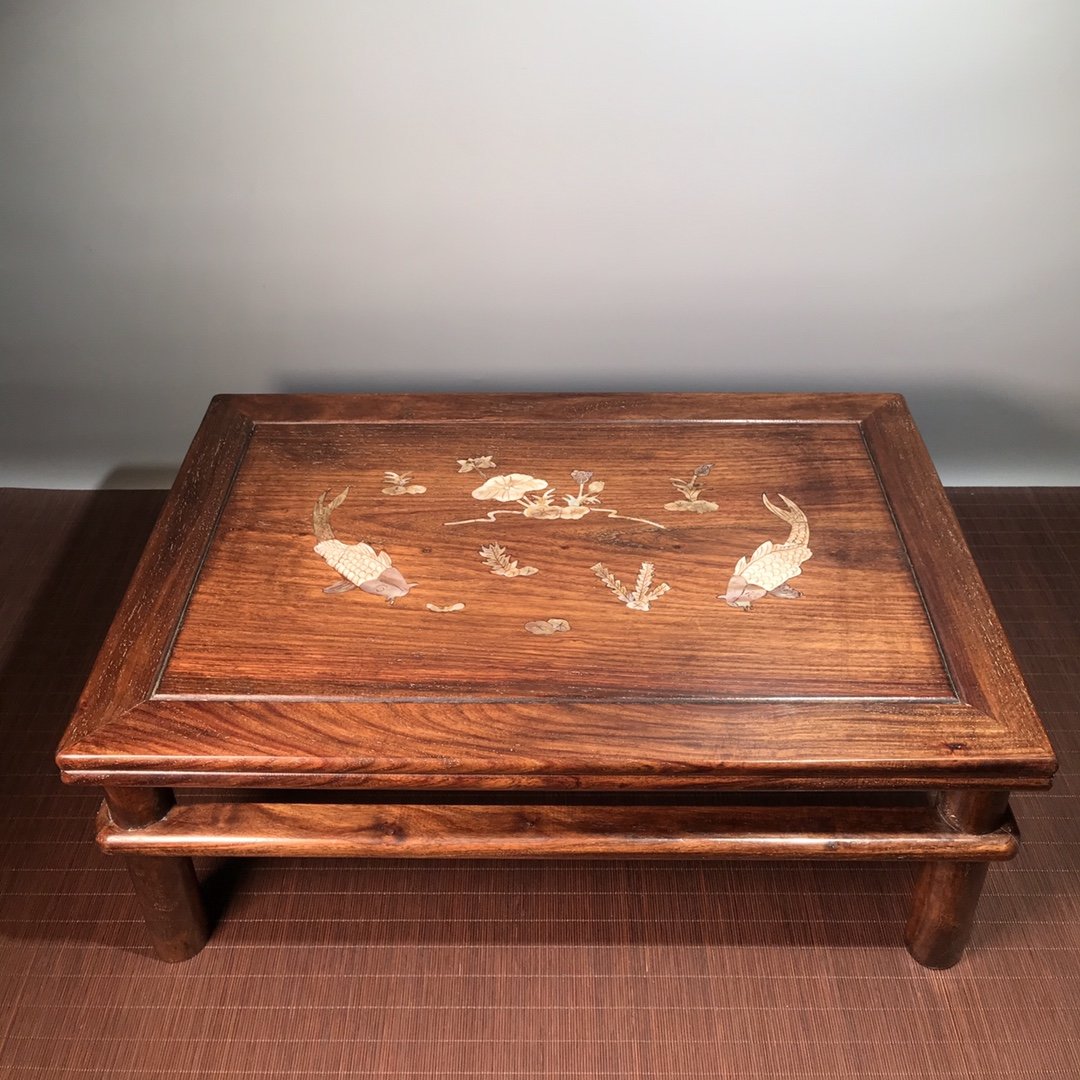 Antiques and miscellaneous collectionsWooden collections Collection of rosewood inlaid snails year after year