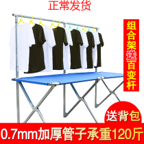 Night market stalls Folding shelves economical stalls paddles shelves stalls folding tables portable