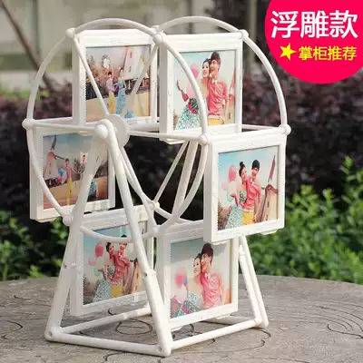 Ferris wheel photo frame album set personality creative birthday gift Crystal photo custom style car rotating ornaments