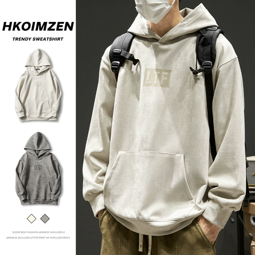 Бархатная демисезонная толстовка с капюшоном, утепленный балахон, лонгслив, куртка