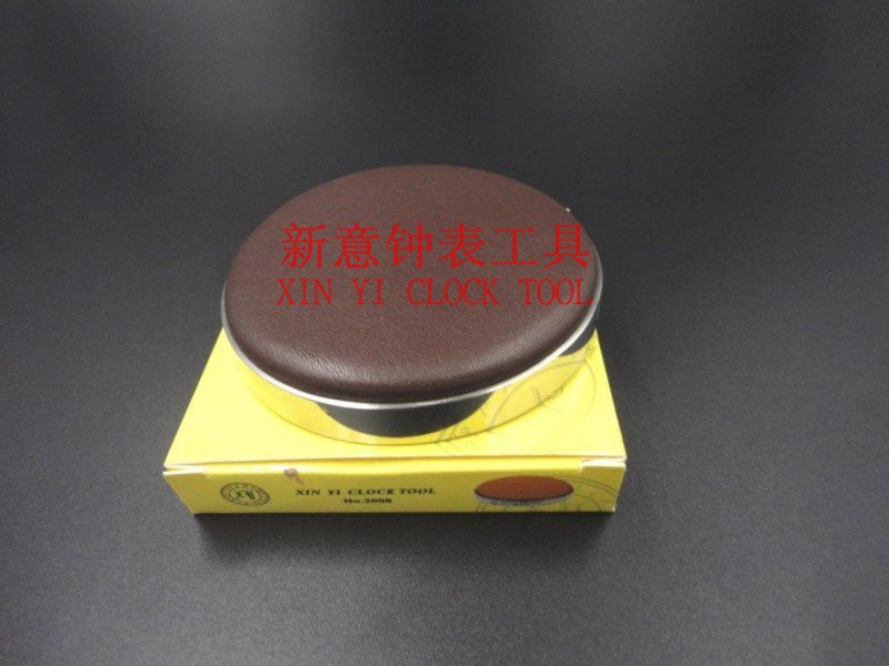 Repair table tool steel ring genuine leather table cushion core leather cushion table base large number table cushion new and valuable watch and watch tool