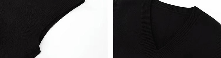 Женская жилетка 毛衣马甲背心衬衫两件套女衬衣春季2025新款搭配叠穿马夹针织上衣