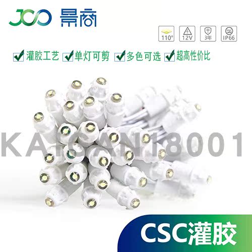 High-brightness exposed light 9mm star light 12V glue-filled waterproof large outdoor perforated light High-brightness durable long-term warranty