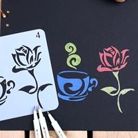 Квадратный кружевный линейка - нет. 4 розовый кофе