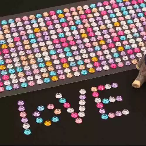 Фотоальбом с аксессуарами, блестящий детский аксессуар для влюбленных, «сделай сам», 504 шт