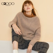 Trung tâm mua sắm G2000 với cùng một chiếc áo len của phụ nữ Áo len mùa đông khí chất đơn giản - Vòng cổ áo len
