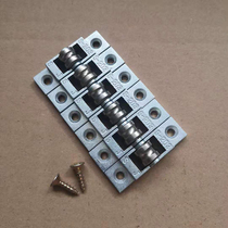 Display cabinet refrigerated cabinet fresh cabinet showcase push glass sliding door bottom S-203 metal pulley 6