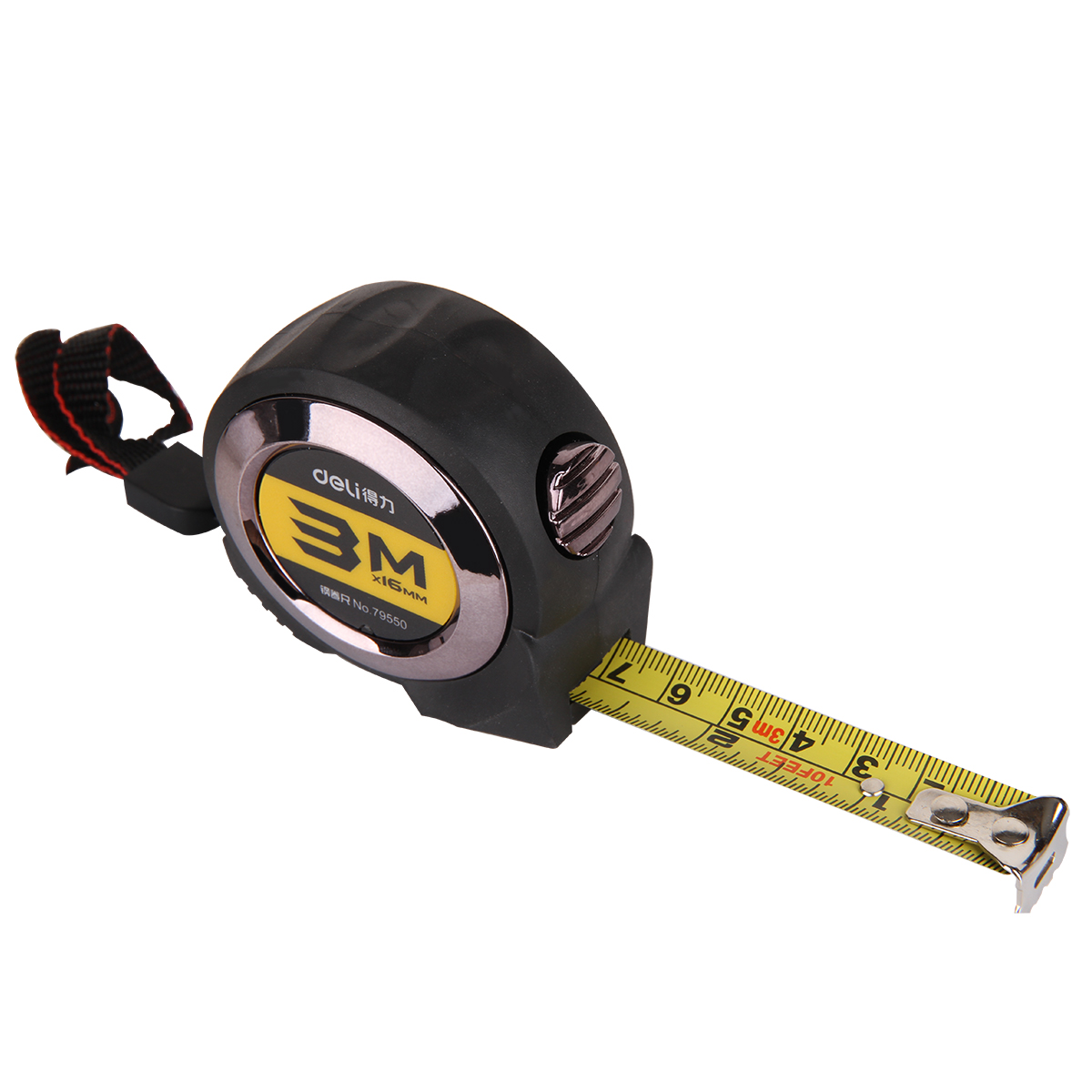 Able 79550 self-lock steel measuring tape measure measuring 3 m Double-inch-inch metal woodworking ruler