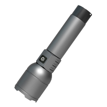 Deli zoom flashlight outdoor white laser bright light ultra-long range portable LED wick long life USB charging model