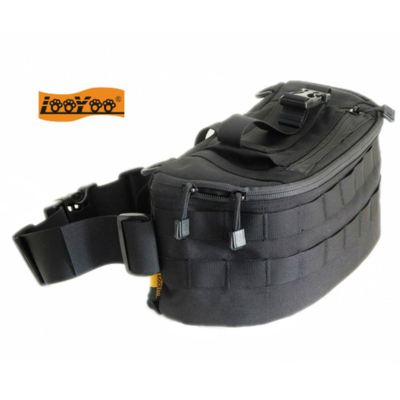 Road Travel A112 Large Drum-Shaped Waist Bag Military Camera Travel Waist Bag Luya Molle Accessory Bag Military-Standard Nylon
