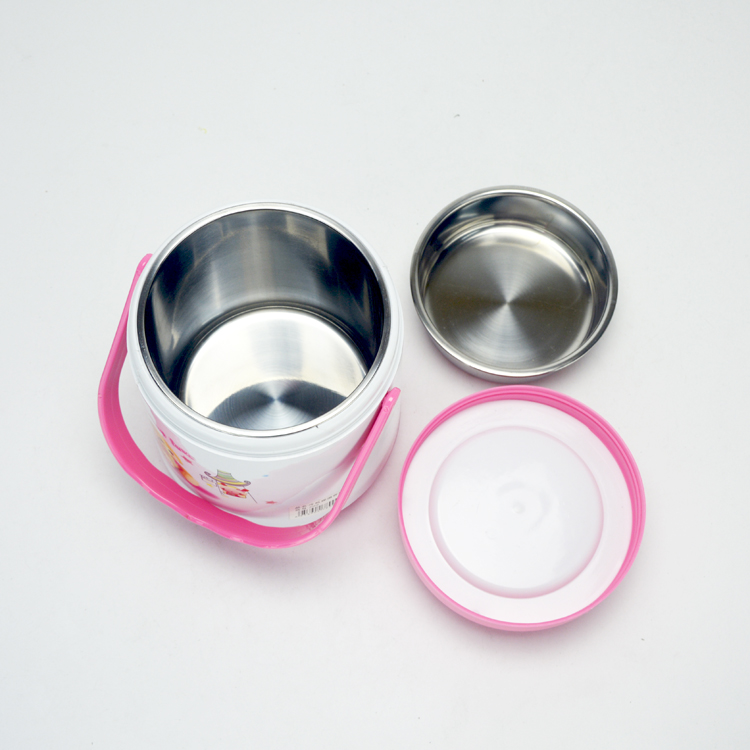 Hand Lunch Box Plastic Big Hot And Cold Short Time Insulated Lift Basket box Ice Cream Box Ice Stick Box Stainless Steel Liner